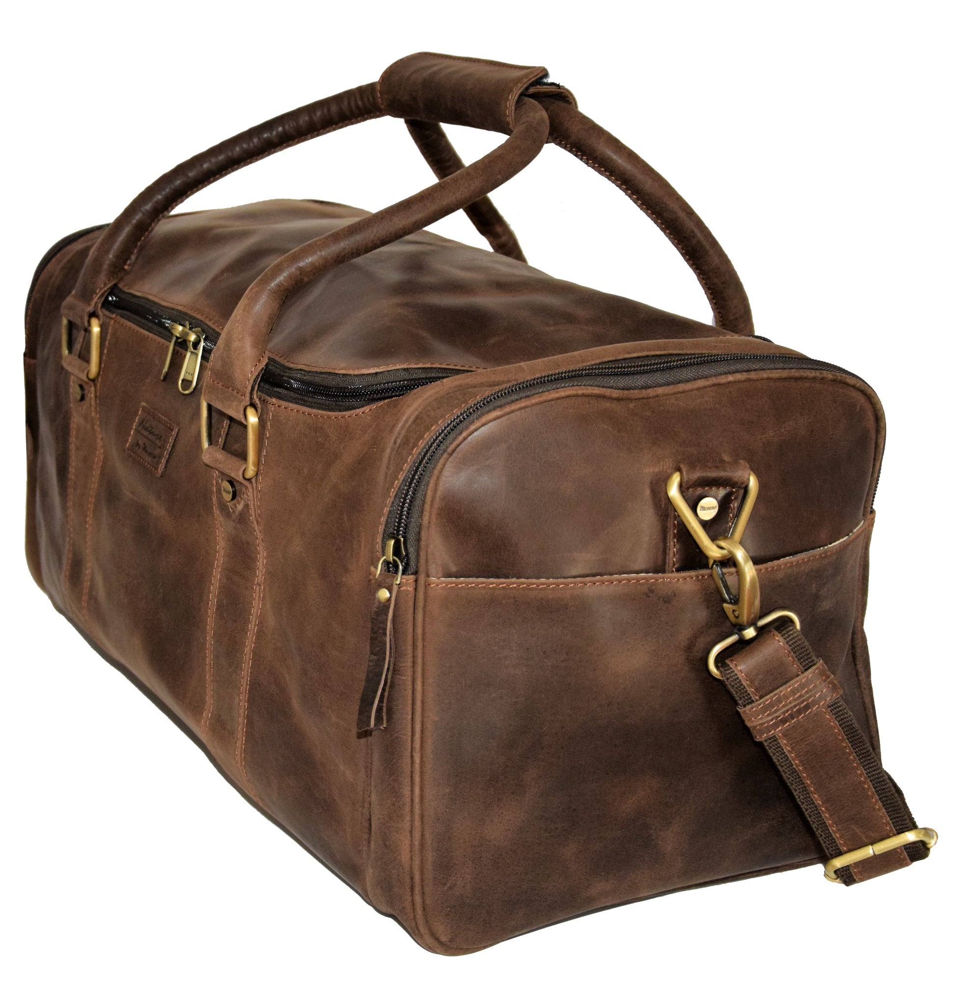 Menzo MB35 Reisetasche Büffelleder/marone