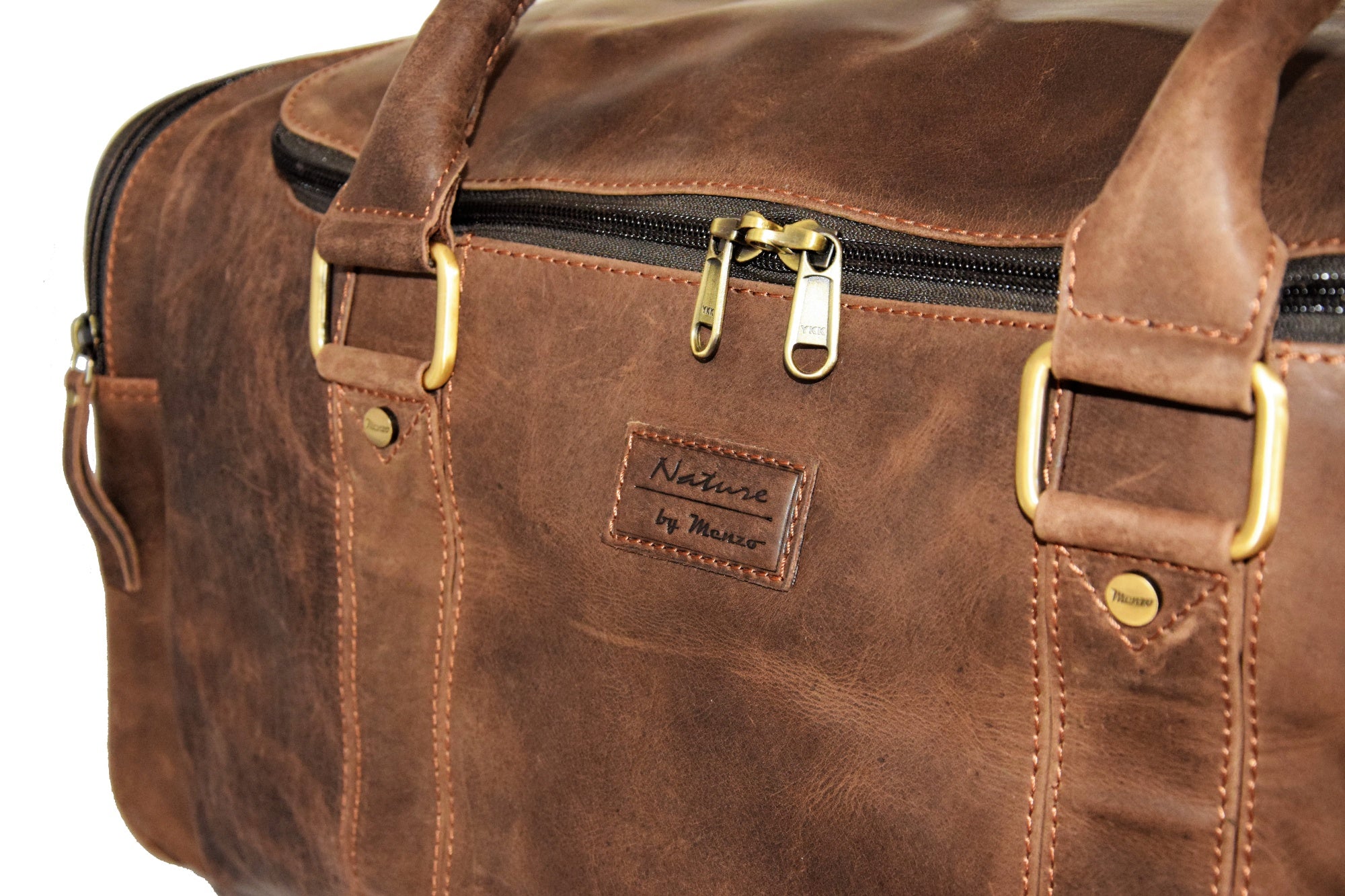 Menzo MB35 Reisetasche Büffelleder/marone