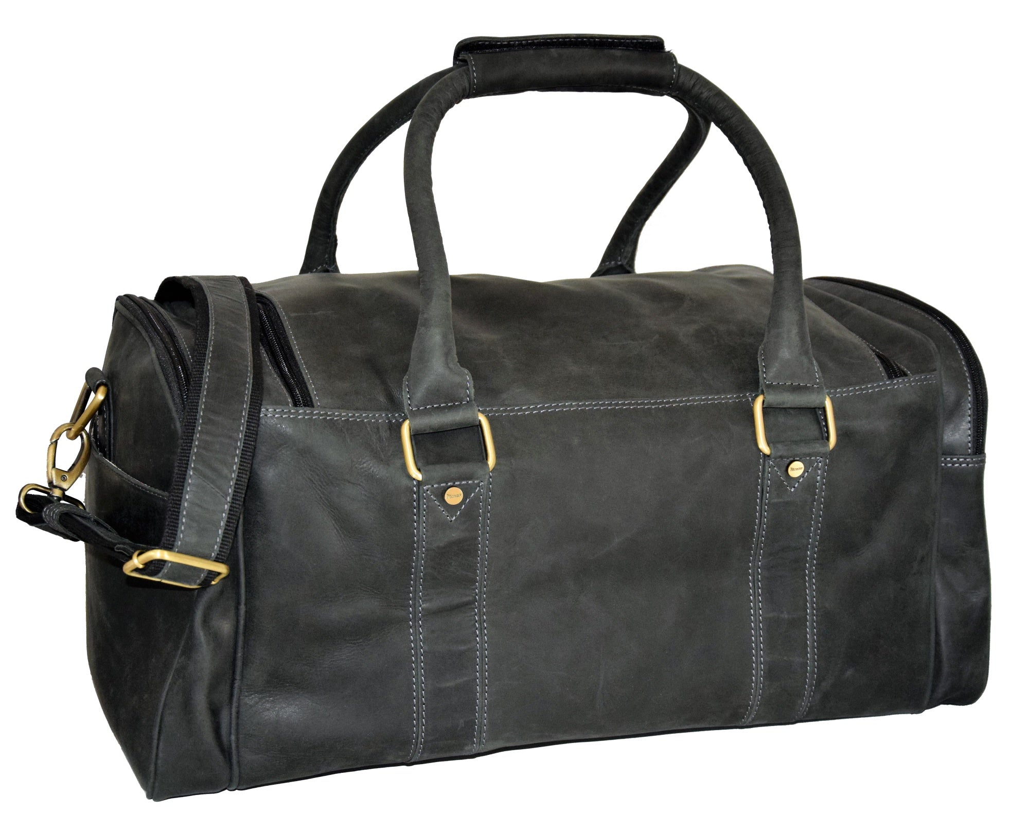 Menzo MB35 Reisetasche Büffelleder/schwarz