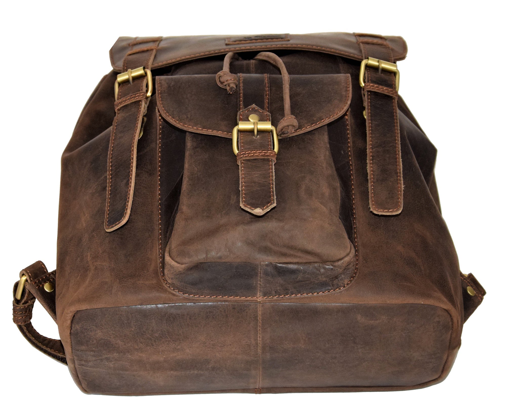 Menzo MB36 - 14 Zoll Rucksack Büffelleder/marone