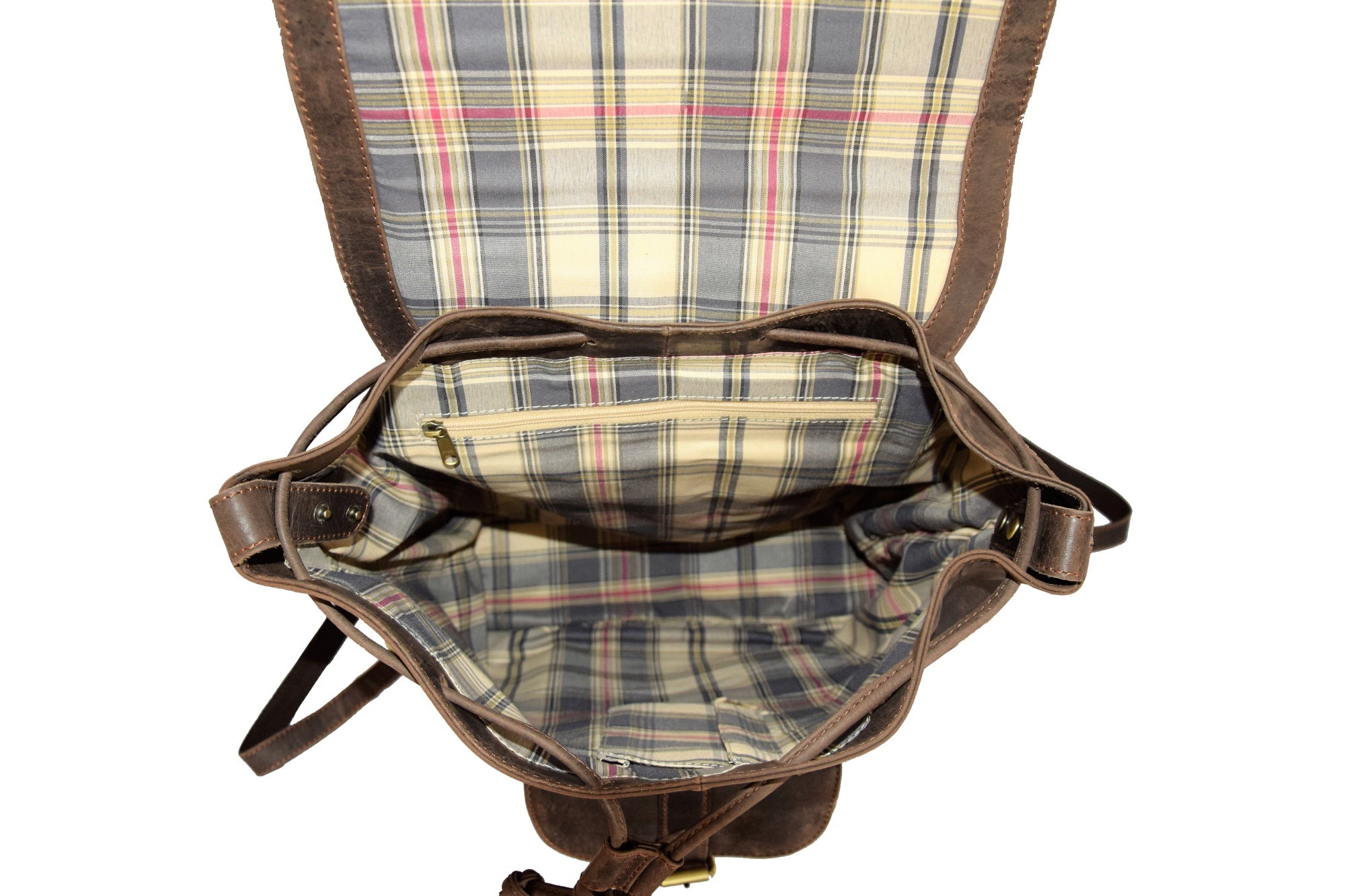 Menzo MB36 - 14 Zoll Rucksack Büffelleder/marone