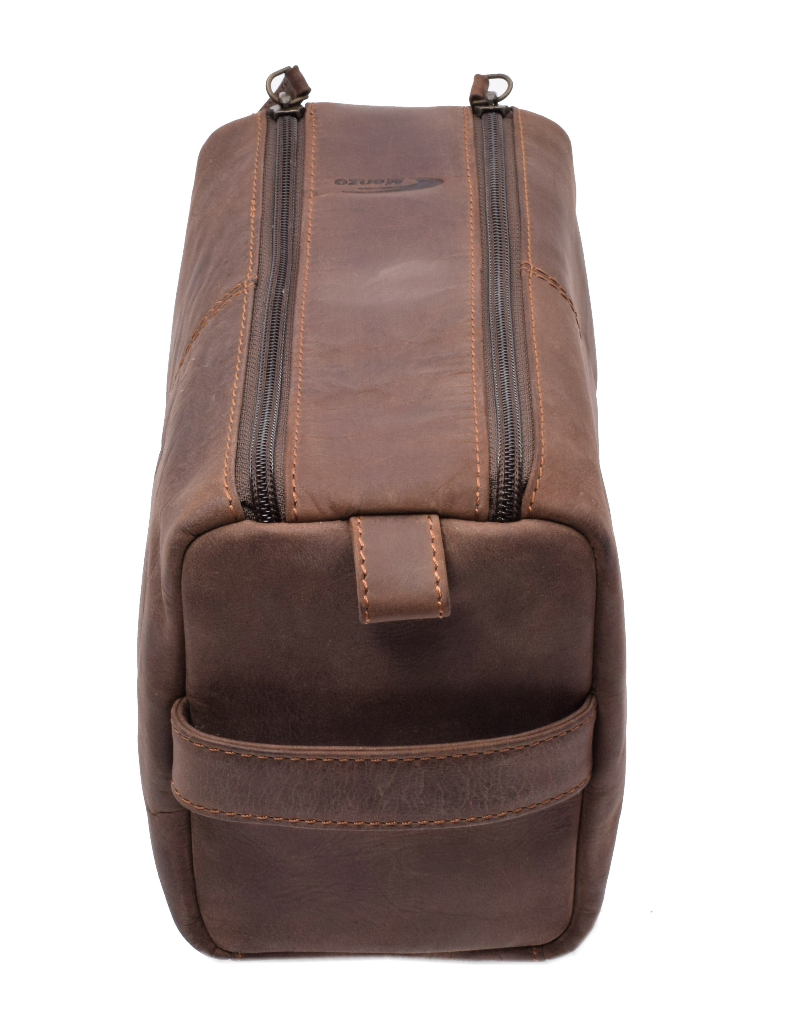 Menzo MB50 Kulturbeutel Büffelleder/marone