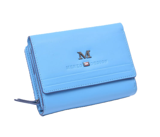 Menzo 7019 Damenbörse saison1 horizon-blue/ Nappaleder