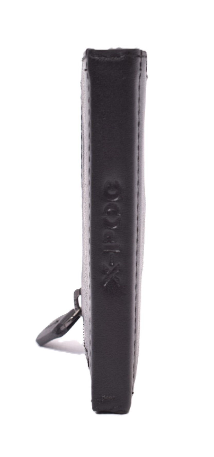 X-POC 7049 Kreditkarten Slim-Wallet mit Münzfach Nappaleder/schwarz