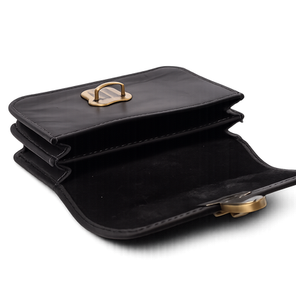 Menzo 998 Gürteltasche Büffelleder/schwarz