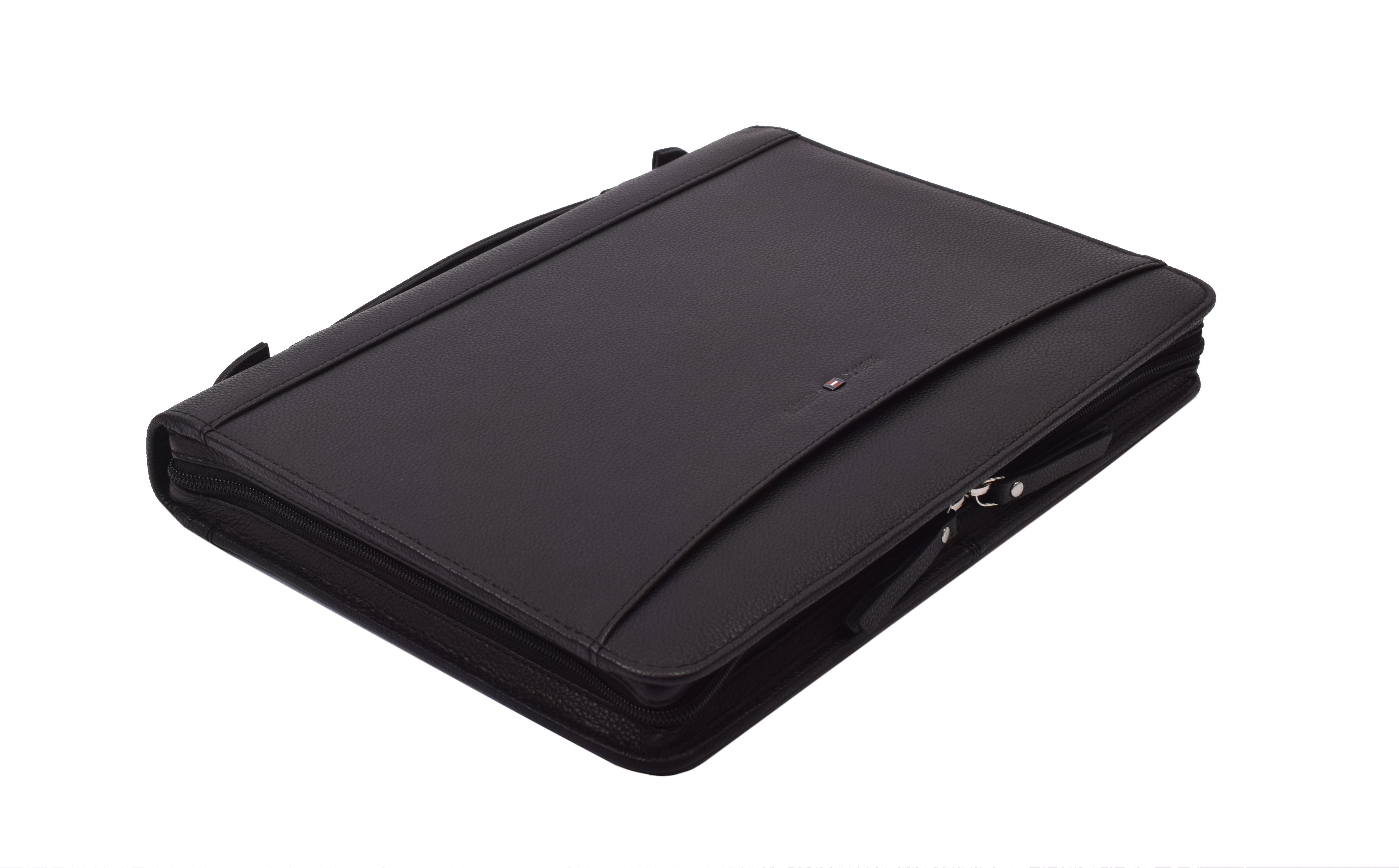 Menzo MB100 Schreibmappe A4 Nappaleder/schwarz