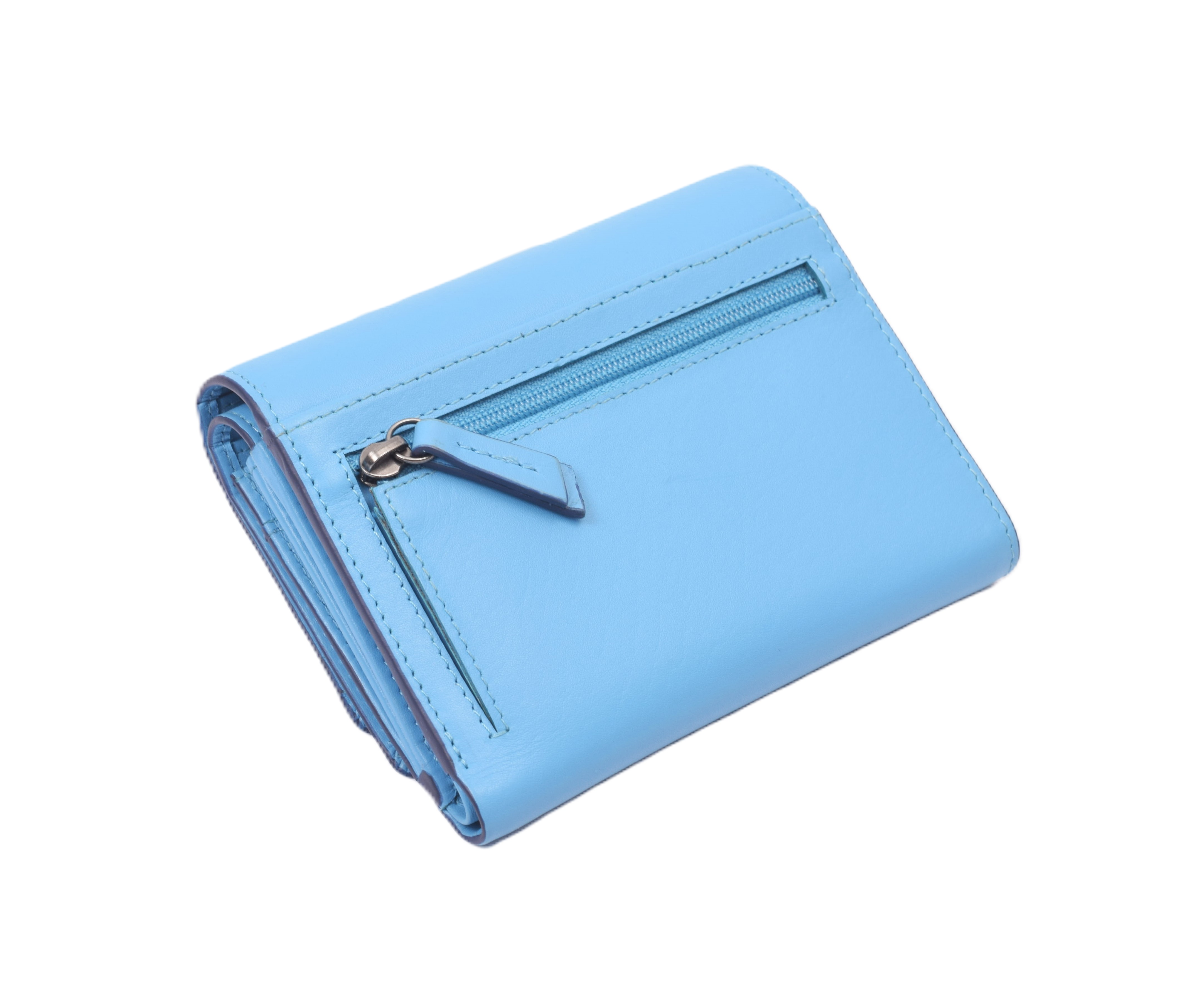 Menzo 7014 Damenbörse saison1-blue/ Nappaleder