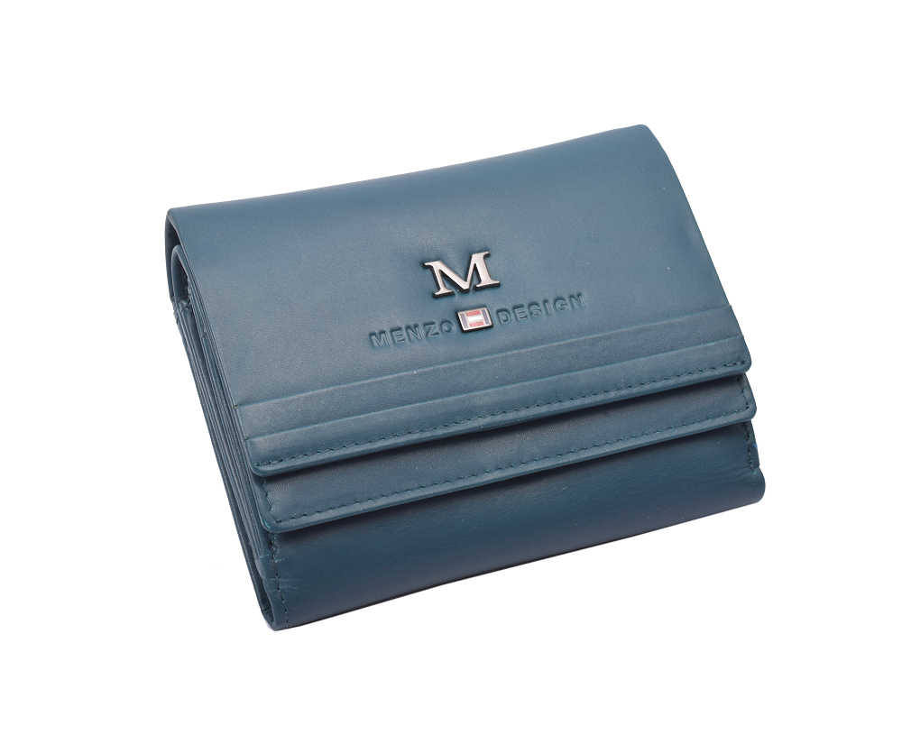 Menzo 7014 Damenbörse saison1 petrol / Nappaleder