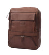 Menzo MB85 - Rucksack Rindsleder washed/braun für 15" Laptop