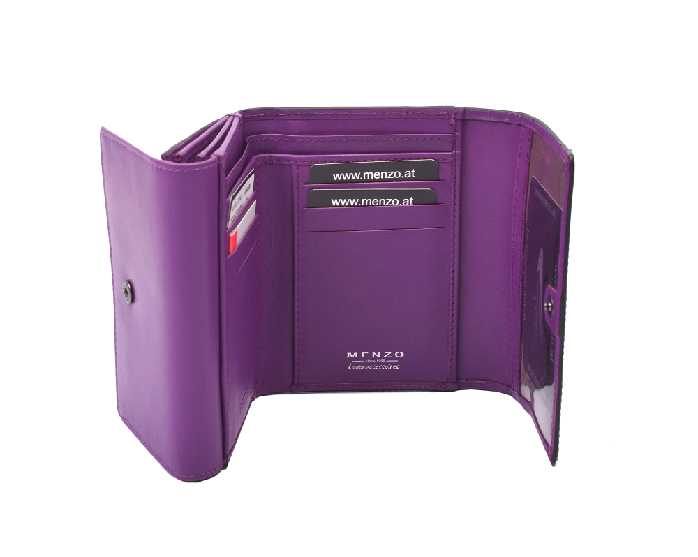 Menzo 7014 Damenbörse saison2 violet / Nappaleder