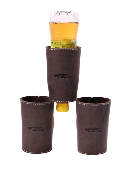 Getränkehalter Büffelleder/marone