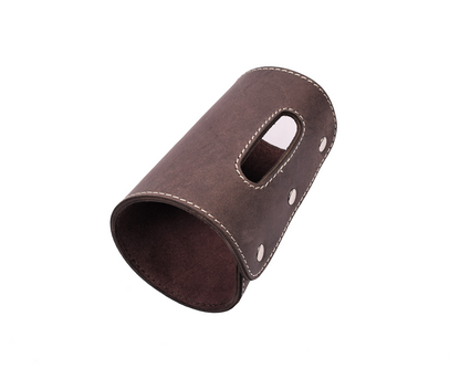 Getränkehalter Büffelleder/marone