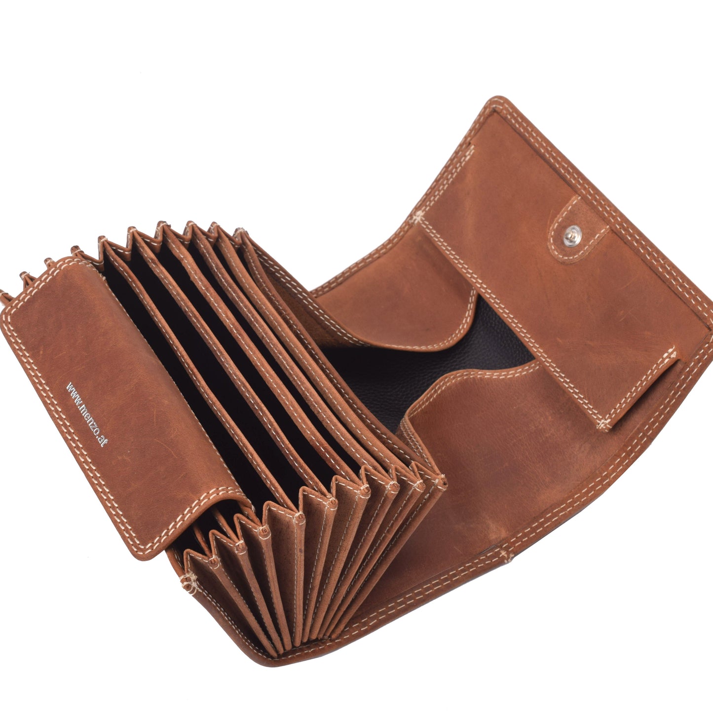 Profikellnerset 12 Monate Garantie Büffelleder Doppelnaht/Hirsch deltabraun
