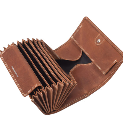 Profikellnerset 12 Monate Garantie Büffelleder Doppelnaht/Hirsch deltabraun
