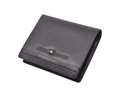 Menzo 7008 Kleinbörse schwarz / Nappaleder