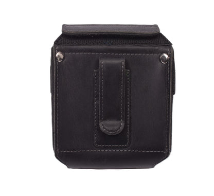 Druckertasche Büffelleder/schwarz