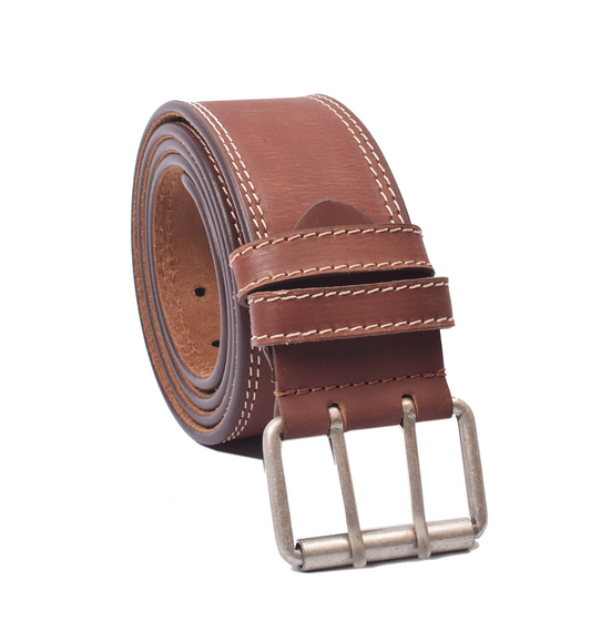 Menzo 3060 Profikellnergürtel (Breite 6cm) Büffelleder / deltabraun