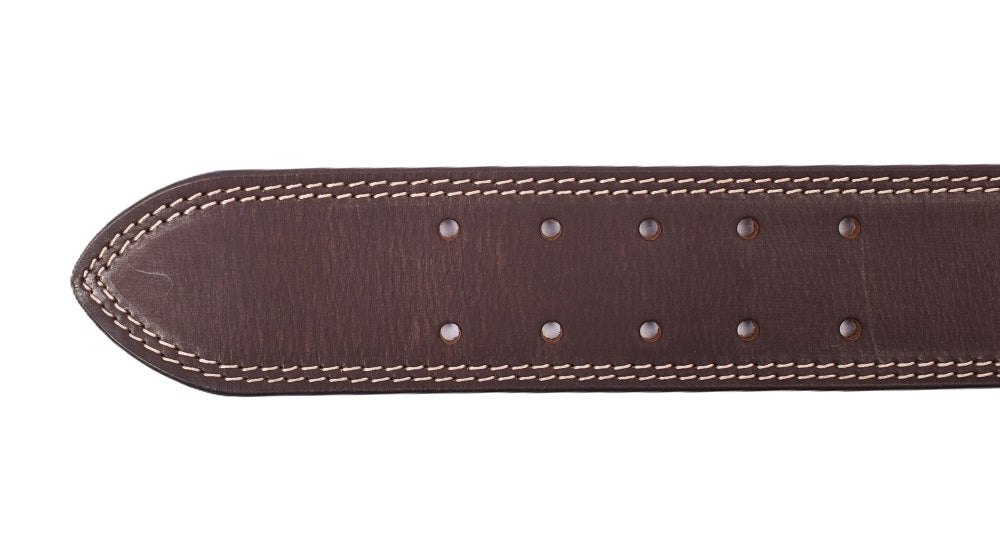 Profikellnergürtel (Breite 6cm) Büffelleder / marone