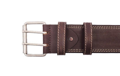 Profikellnergürtel (Breite 6cm) Büffelleder / marone