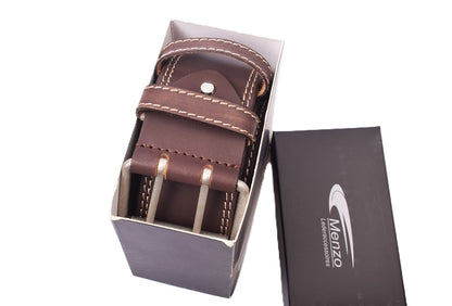 Profikellnergürtel (Breite 6cm) Büffelleder / marone