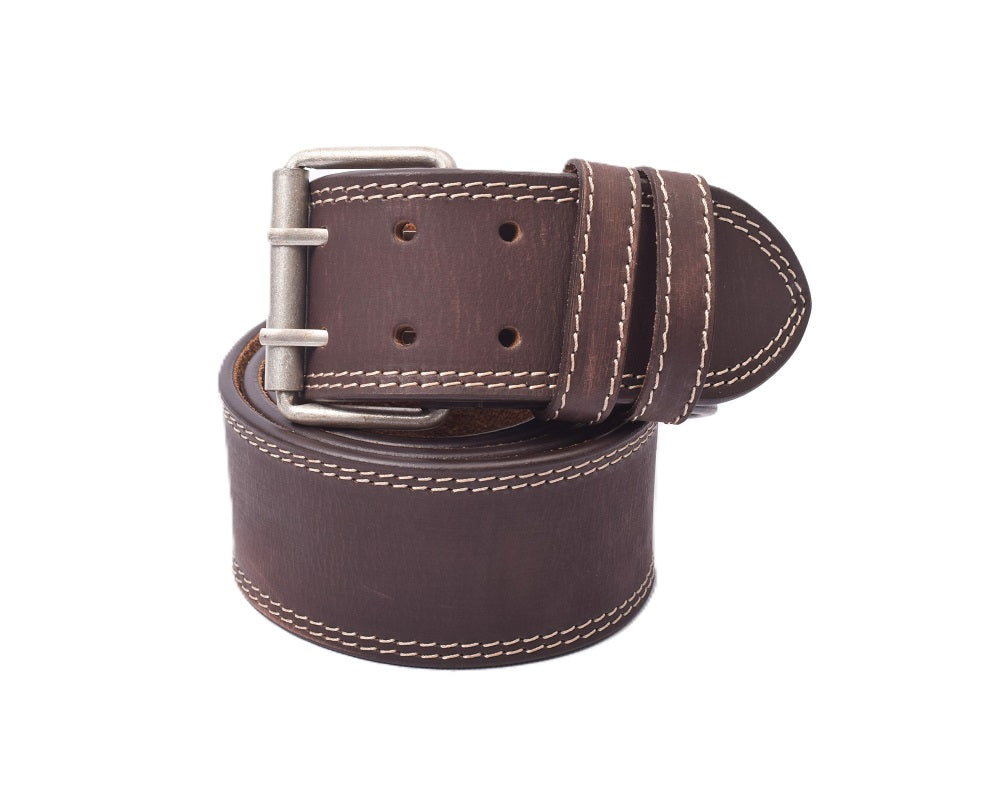 Profikellnergürtel (Breite 6cm) Büffelleder / marone