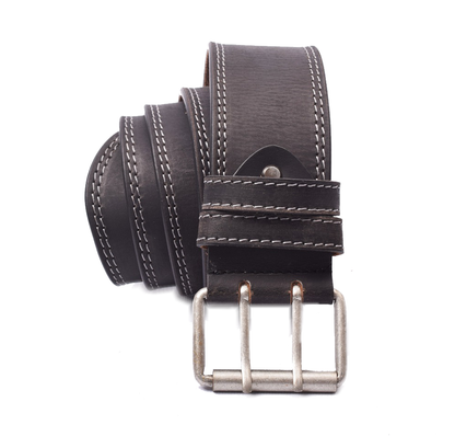 Profikellnergürtel (Breite 6cm) Büffelleder / schwarz