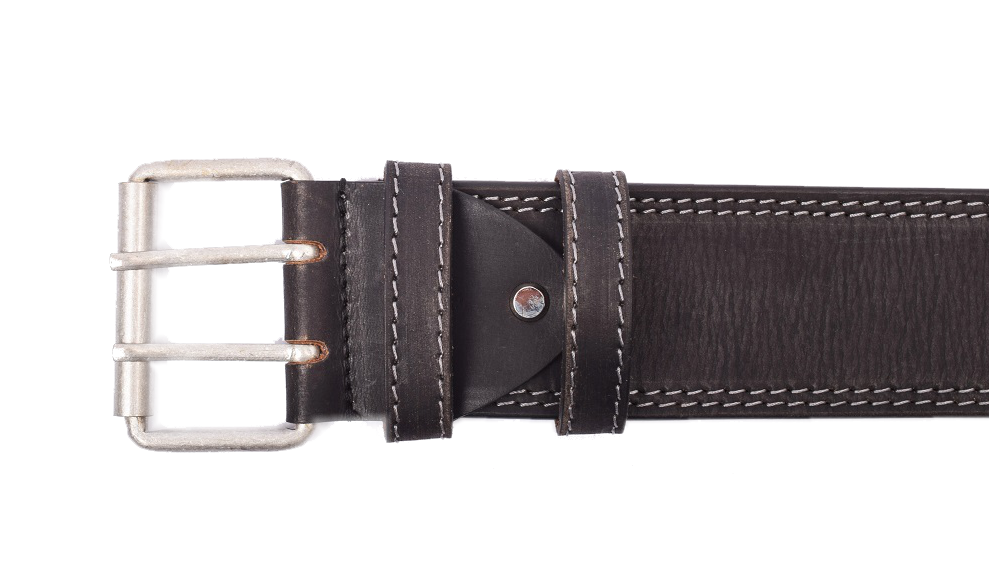 Profikellnergürtel (Breite 6cm) Büffelleder / schwarz