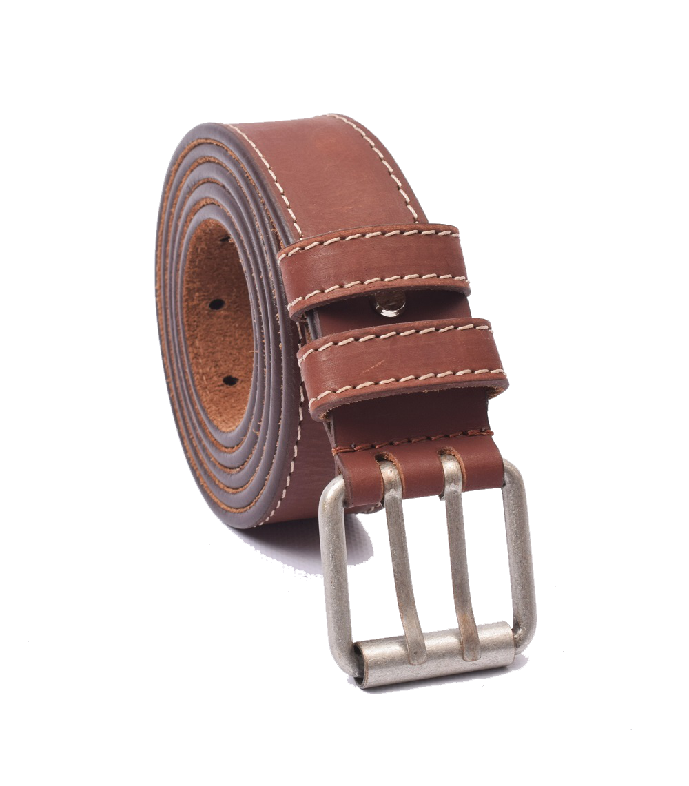 Profikellnergürtel (Breite 4cm) Büffelleder / deltabraun