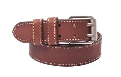 Profikellnergürtel (Breite 4cm) Büffelleder / deltabraun