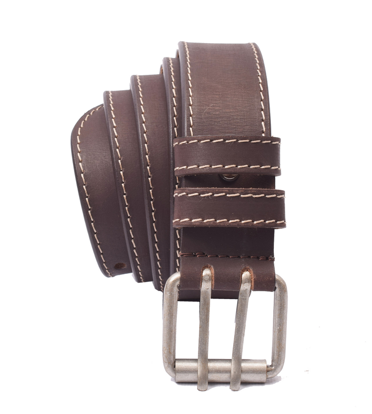 Menzo 3040 Profikellnergürtel (Breite 4cm) Büffelleder / marone