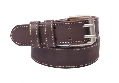 Profikellnergürtel (Breite 4cm) Büffelleder / marone