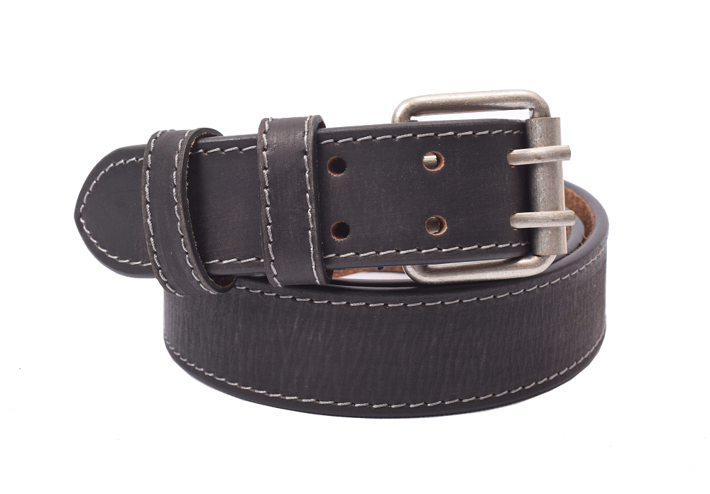 Profikellnergürtel (Breite 4cm) Büffelleder / schwarz