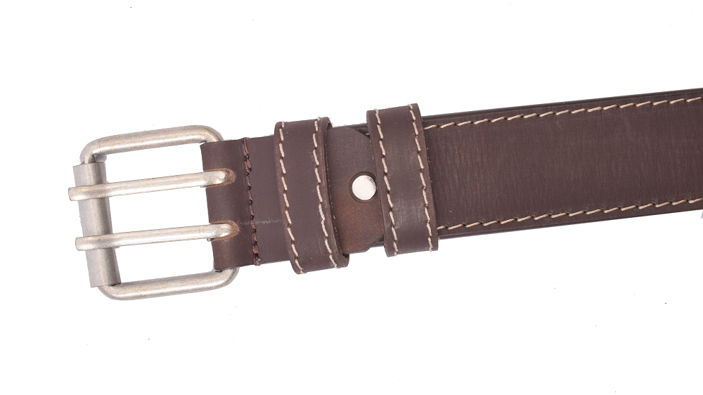 Profikellnergürtel (Breite 4cm) Büffelleder / marone