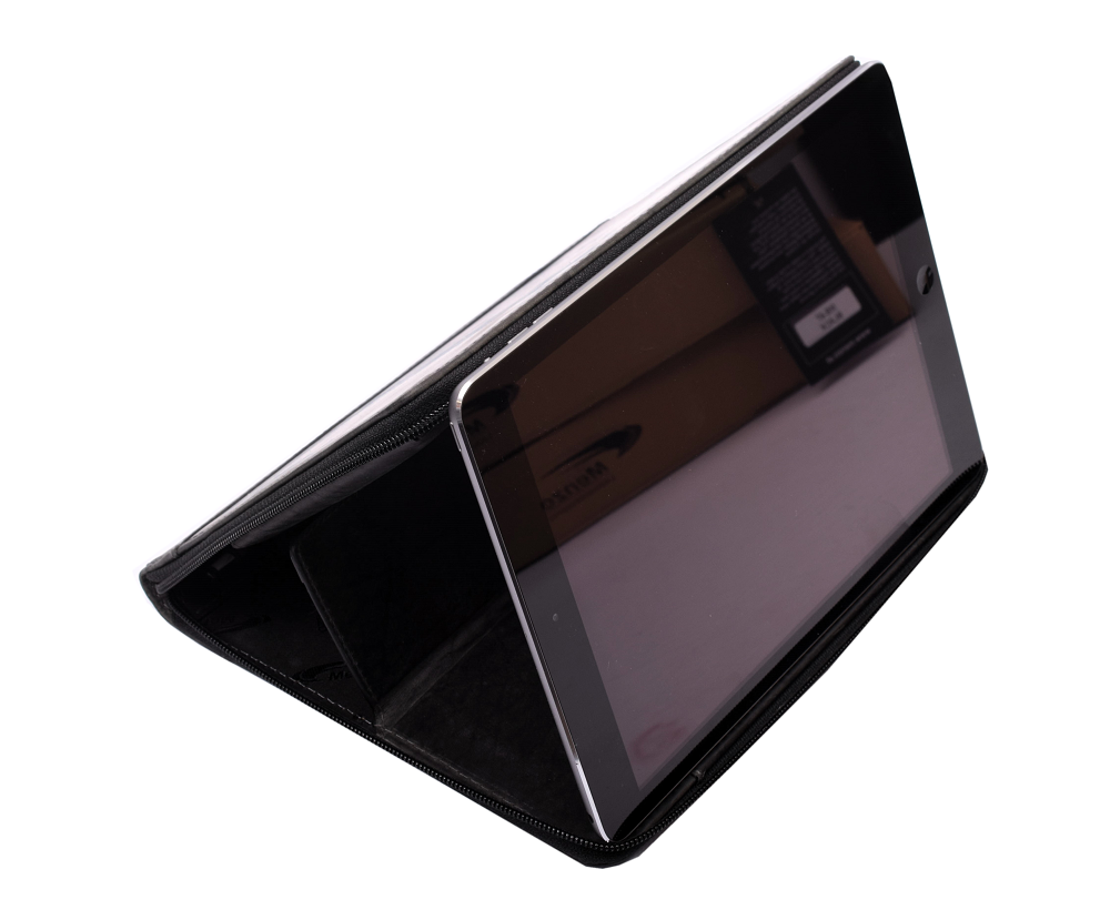 Menzo MB46 Dokumenten & Tabletmappe A5 Büffelleder/schwarz