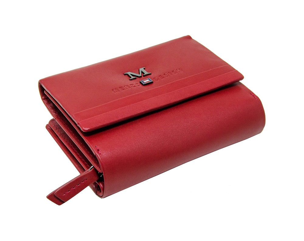 Menzo 7019 Damenbörse rot / Nappaleder