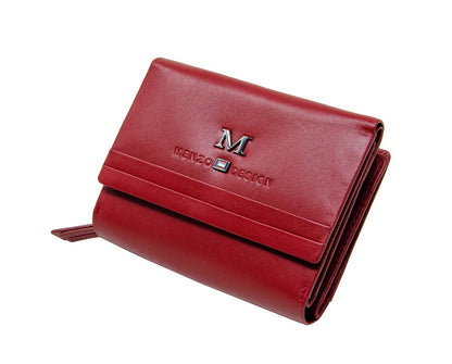 Menzo 7019 Damenbörse rot / Nappaleder