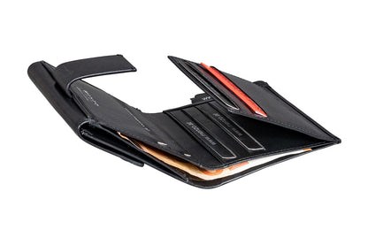 Menzo 7002 Kleinbörse schwarz / Nappaleder