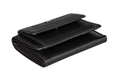 Menzo 7009 Kleinbörse schwarz / Nappaleder