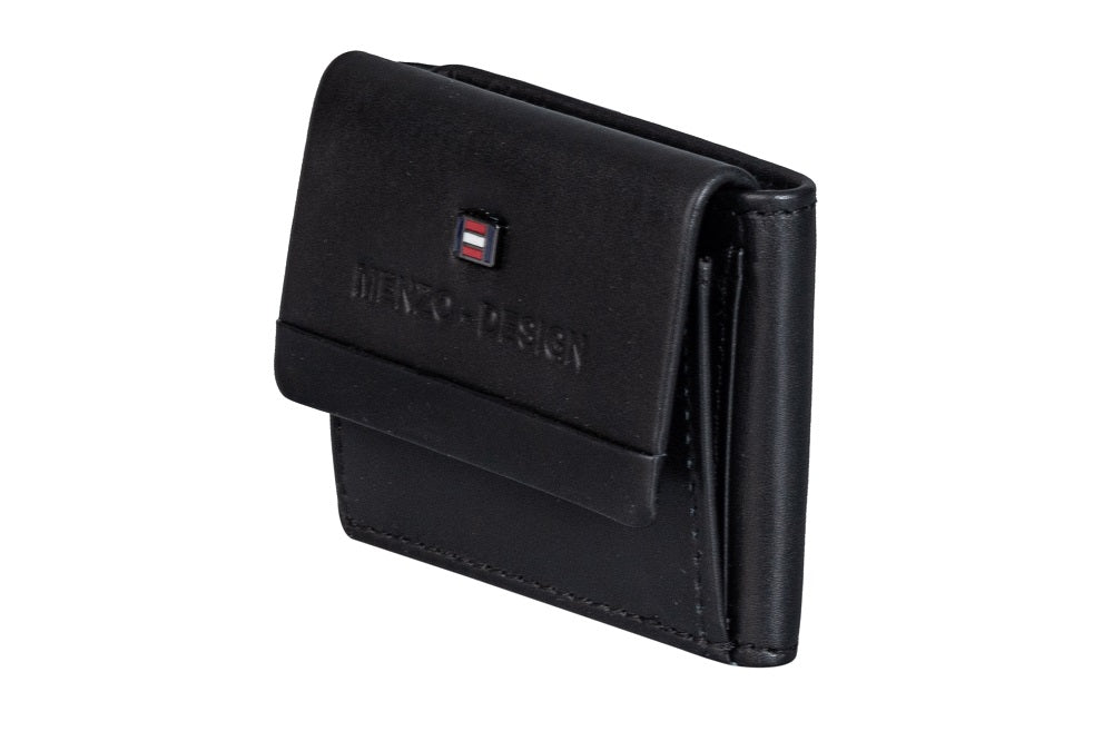 Menzo 7010 Minibörse schwarz / Nappaleder