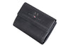Menzo 7013 Damenbörse schwarz / Nappaleder