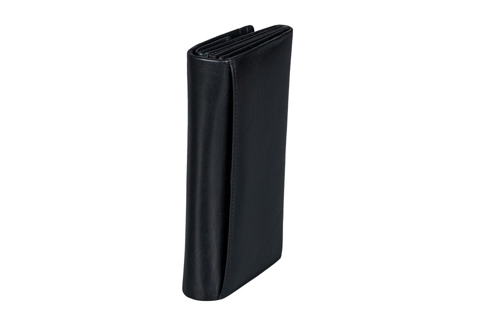 Menzo 7015 Damenbörse schwarz / Nappaleder