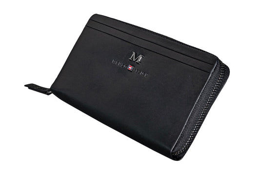 Menzo 7034 Damenbörse schwarz / Nappaleder