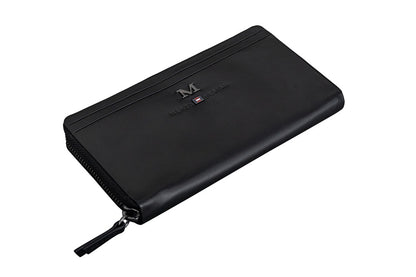 Menzo 7034 Damenbörse schwarz / Nappaleder