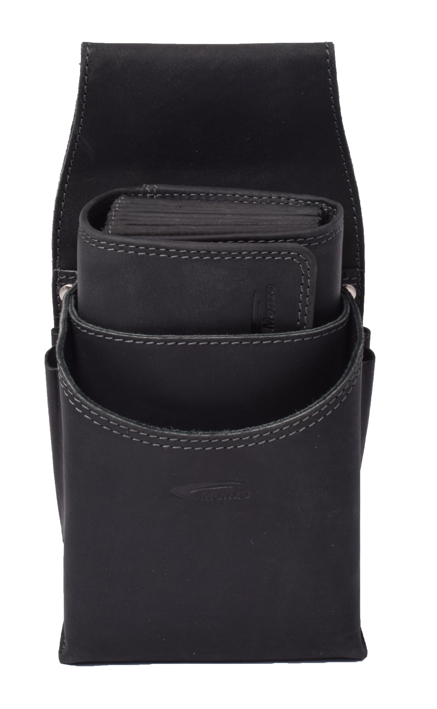 Profikellnerset 12 Monate Garantie mit Ordermanfach Büffelleder/schwarz