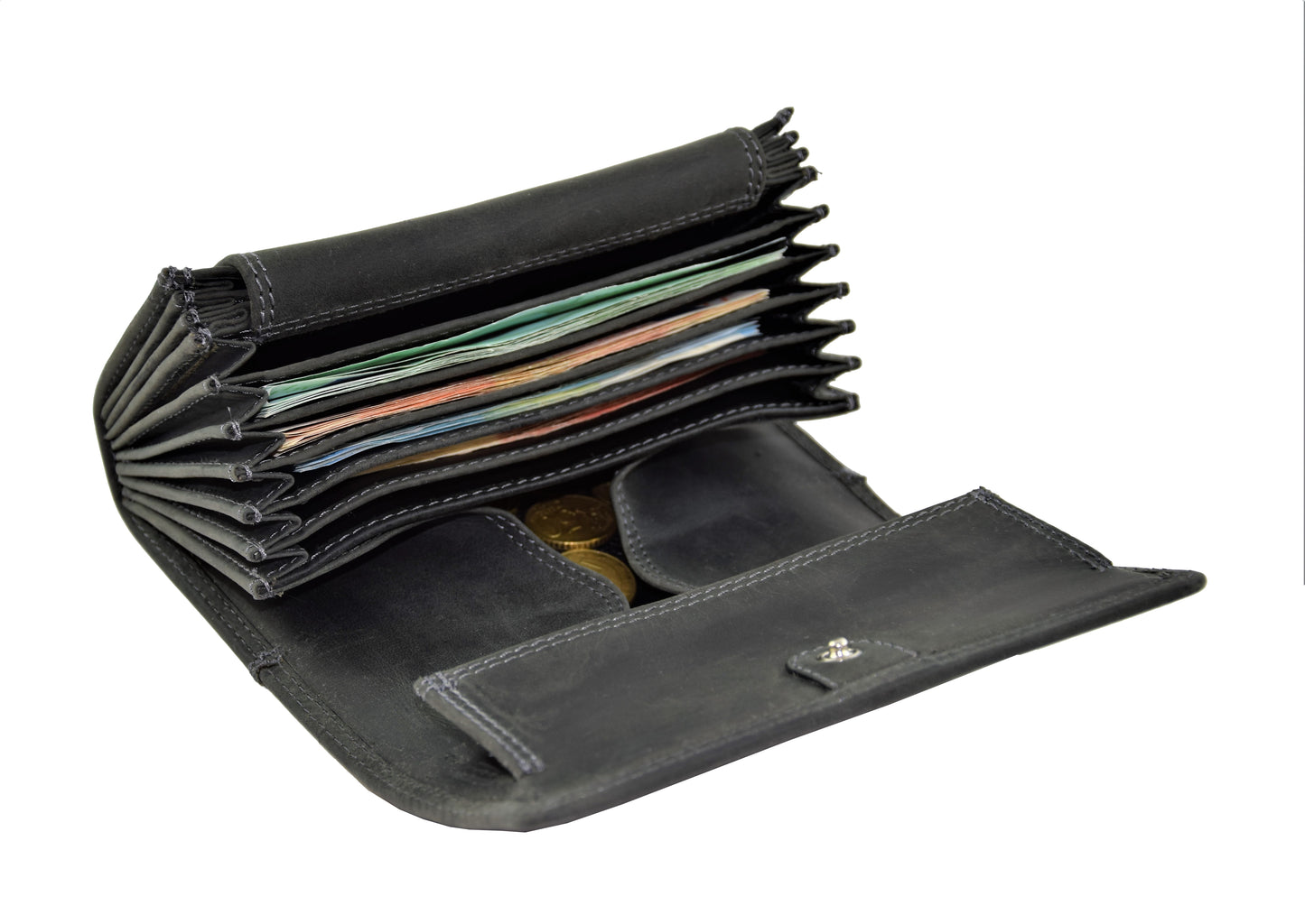 Profikellnerset 12 Monate Garantie mit Ordermanfach Büffelleder/schwarz