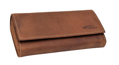 Kellnerbörse Büffelleder/deltabraun