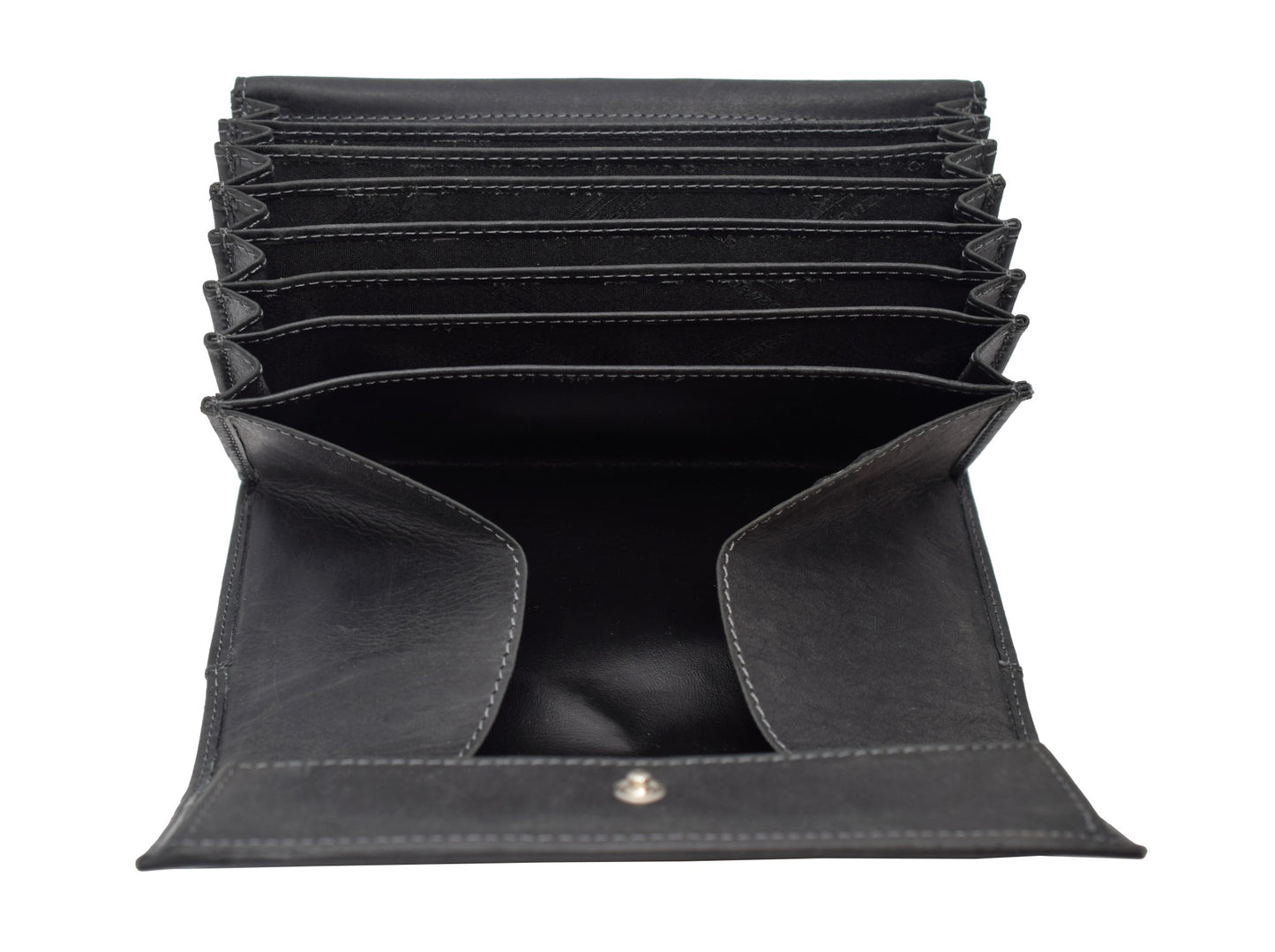 Kellnerbörse Büffelleder/schwarz