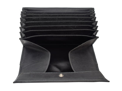 Kellnerbörse Büffelleder/schwarz