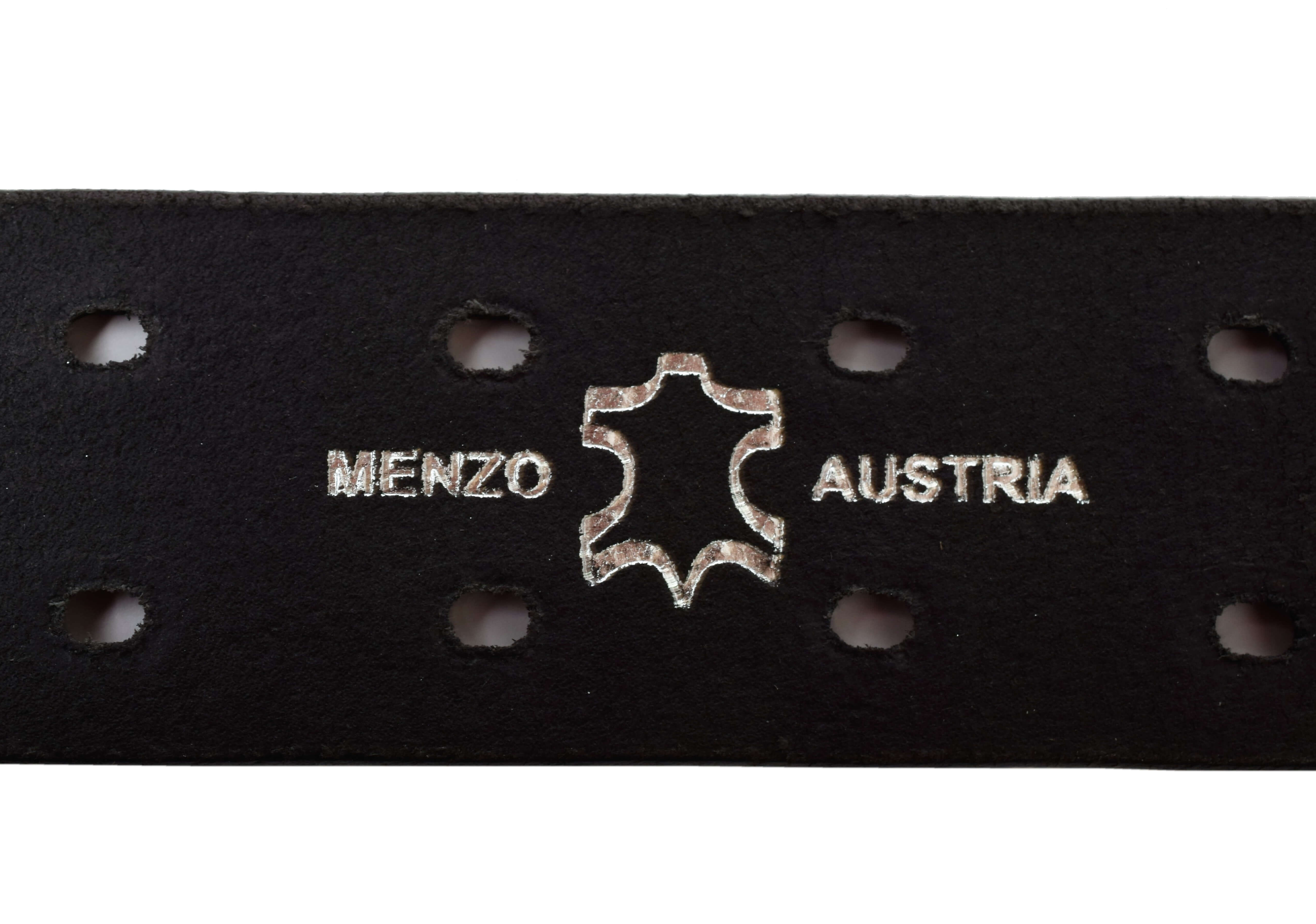 Menzo 2063 Gürtel Rindsleder / Schwarz