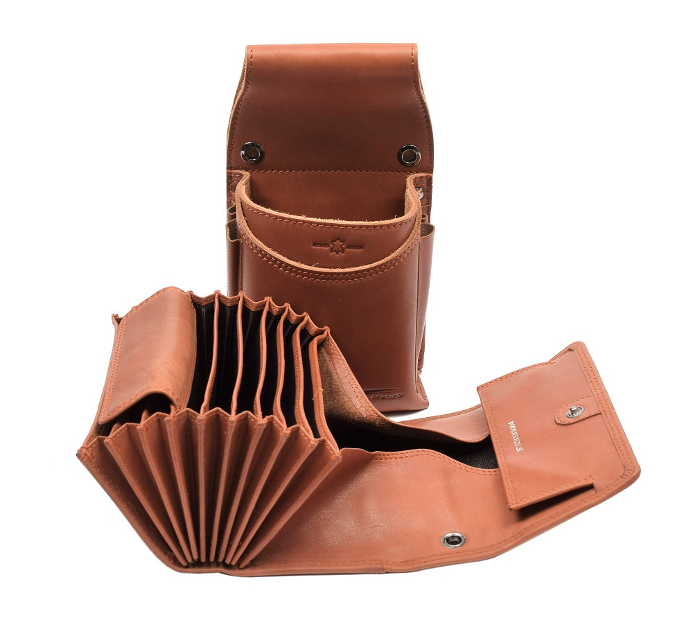 Profikellnerset 12 Monate Garantie Rindsleder hellbraun - wasserabweisend!!
